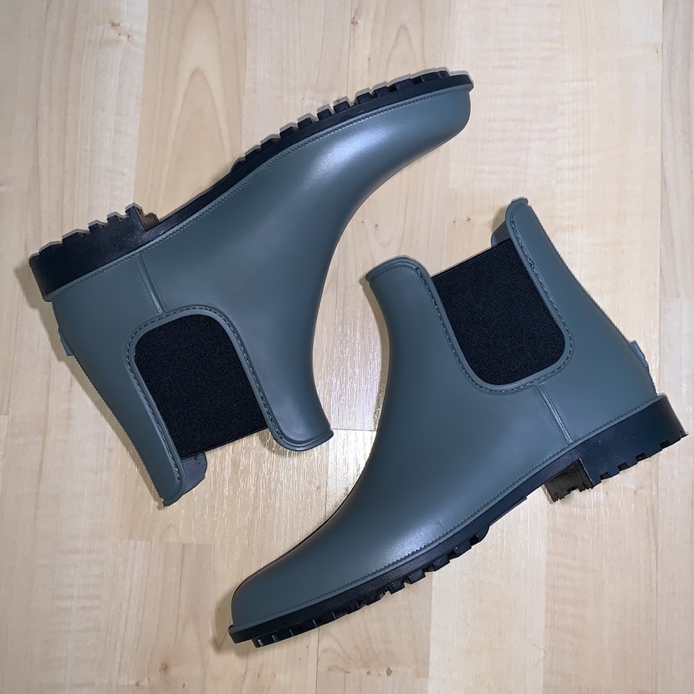COUGAR Storm Chelsea Short Rubber Rain Boots Green